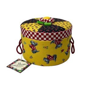 Mary Engelbreit Dritz Sewing Box with Scotties NWT!